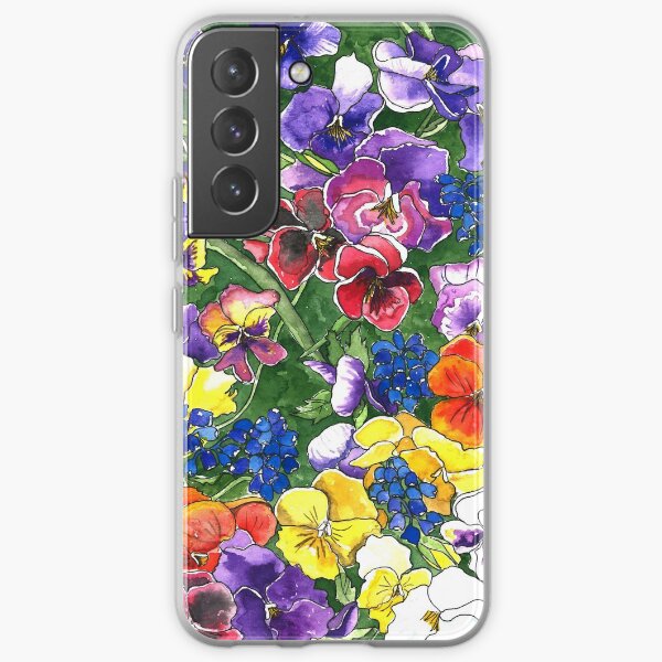 Pansies Samsung Galaxy Soft Case