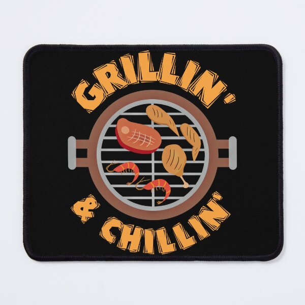 Item preview, Grillin & chillin - bbq lover  designed and sold by SidTastic .