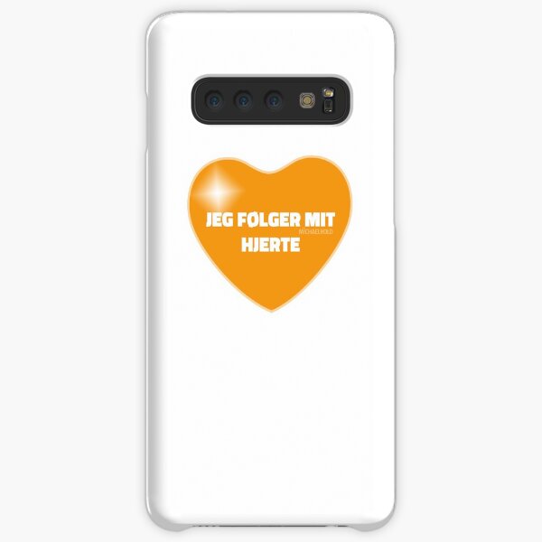 Jeg følger mit hjerte (Orange) Samsung Galaxy Snap Case