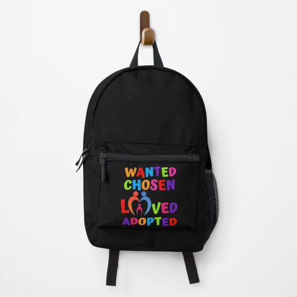 Item preview, Wanted Chosen Loved Adopted Foster Care Mom Dad Parents National Adoption Day designed and sold by WildAuraArt.