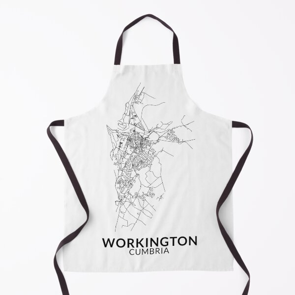 Item preview, Workington, Cumbria - Road Map designed and sold by Cumbria Guru.