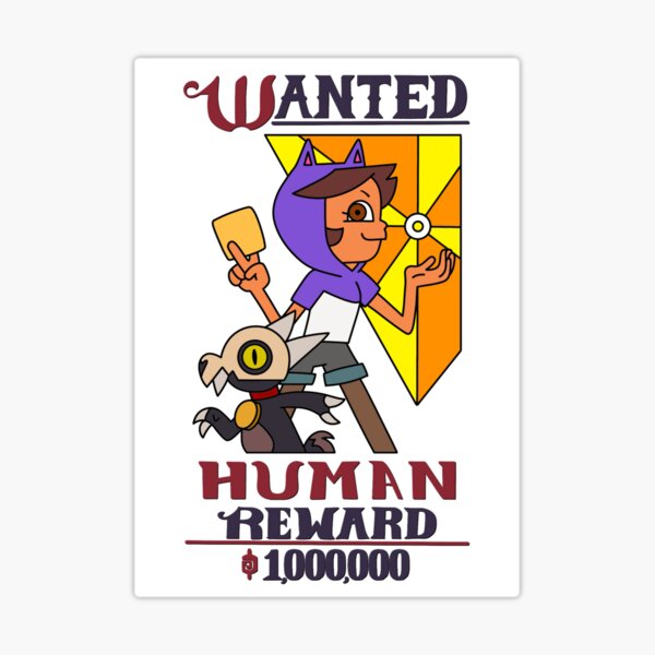 The Owl House Luz Wanted Poster Stickers Prints | Greeting Card