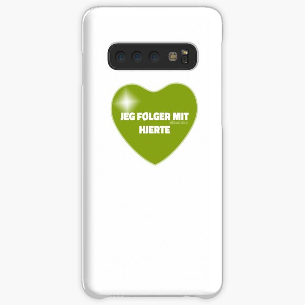 Jeg følger mit hjerte (Green) Samsung Galaxy Snap Case