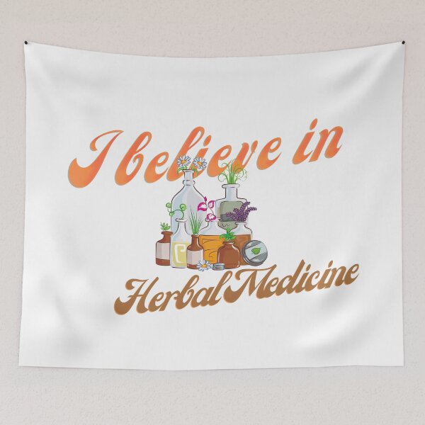 Item preview, Cute I Believe in Herbal Medicine Sticker designed and sold by TheCreativeFab.