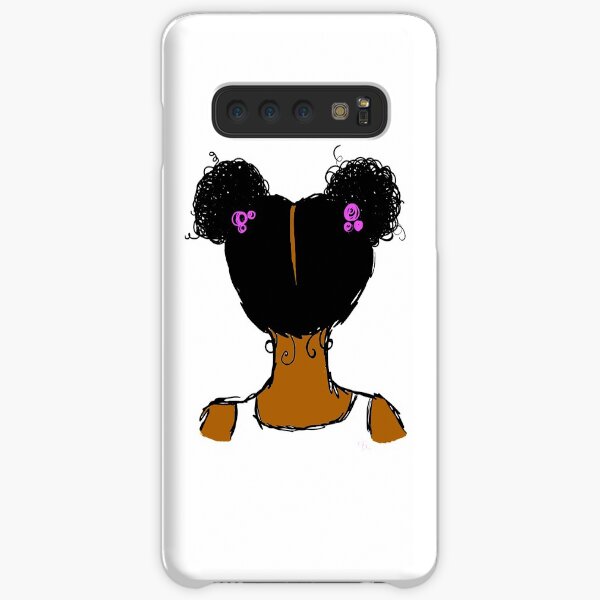 Girl with Afro Puffs - Gold Souls Original Sketch Samsung Galaxy Snap Case
