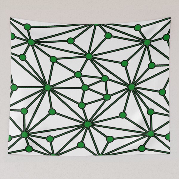 Item preview, Abstract geometric pattern - green. designed and sold by K.S ART.