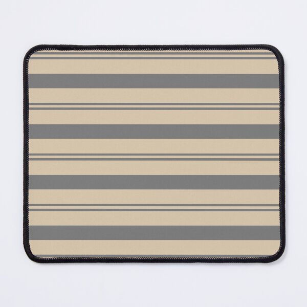 Item preview, Khaki Gray Stripe Horizontal Pattern Pairs Valspar 2023 COTY Holmes Cream 3004-10B designed and sold by ColorOfTheYears.