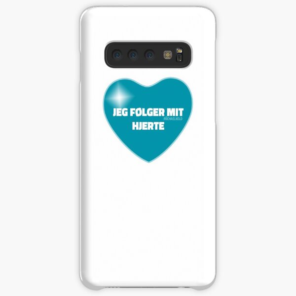 Jeg følger mit hjerte (Blue) Samsung Galaxy Snap Case