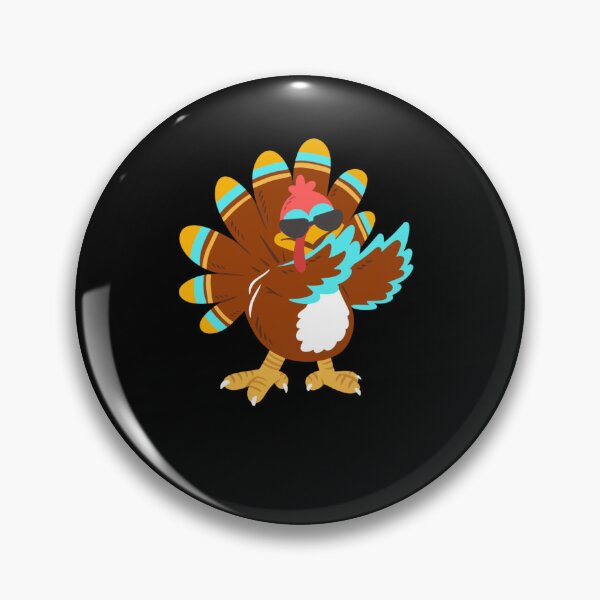 Item preview, Thanksgiving Day Dabbing Turkey  designed and sold by Dorothy Dempsey.