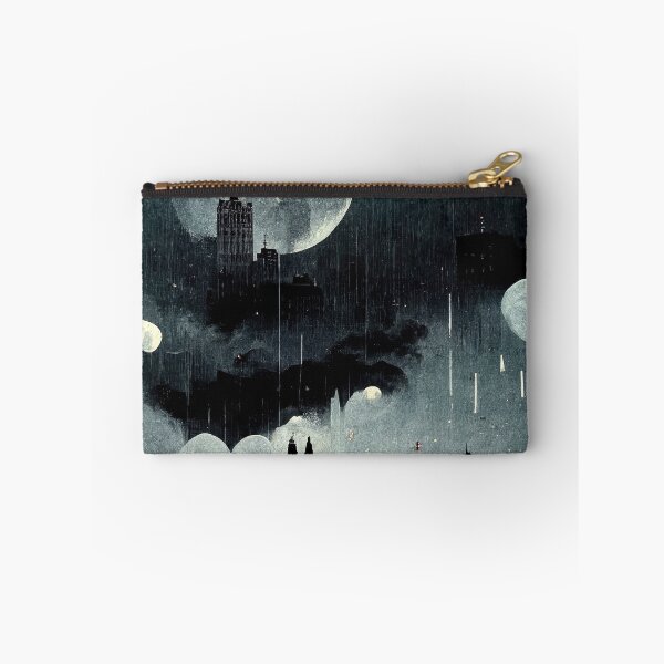 Item preview, Night Darkmoon on a Grey Cloudy Sky Sticker designed and sold by TheCreativeFab.