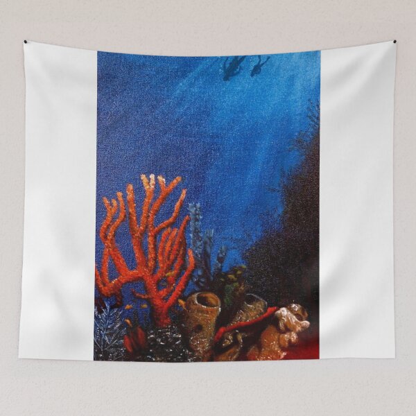 Item preview, DIVING ON A CORAL REEF IN THE RED SEA designed and sold by Mackenzie Moulton International Artist .
