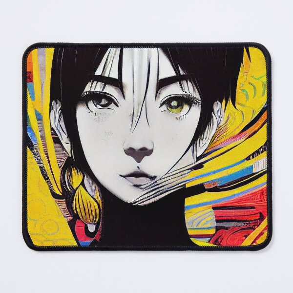 Item preview, girl portrait manga drawing designed and sold by Sparrow Creative Studio.