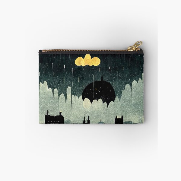 Item preview, Night Darkmoon on a Grey Cloudy Sky Sticker designed and sold by TheCreativeFab.