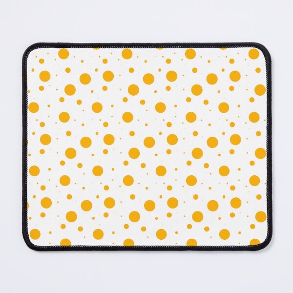 Item preview, white and yellow dotted pattern designed and sold by patternologyy.
