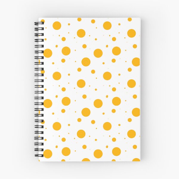 Item preview, white and yellow dotted pattern designed and sold by patternologyy.