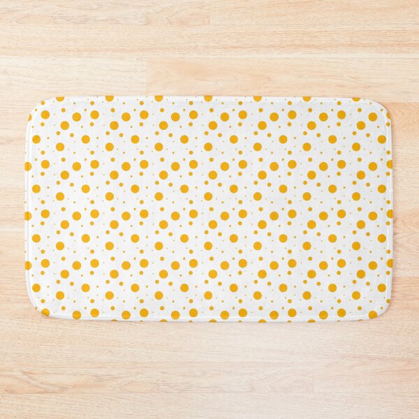 Item preview, white and yellow dotted pattern designed and sold by patternologyy.