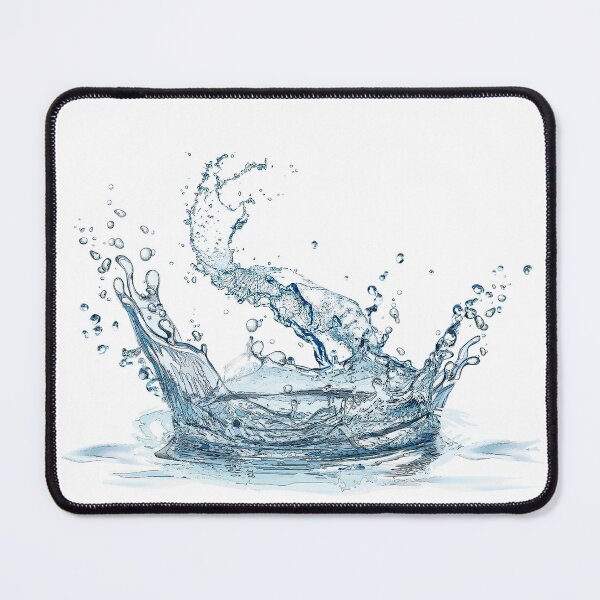 Item preview, Blue and white water splash. White background. designed and sold by janesg.