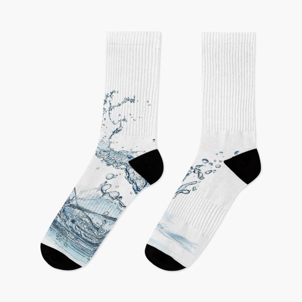 Item preview, Blue and white water splash. White background. designed and sold by janesg.