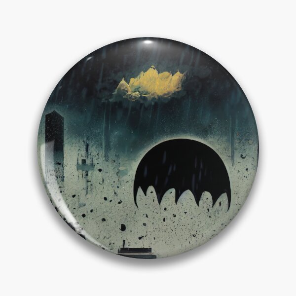 Item preview, Night Darkmoon on a Grey Cloudy Sky Sticker designed and sold by TheCreativeFab.