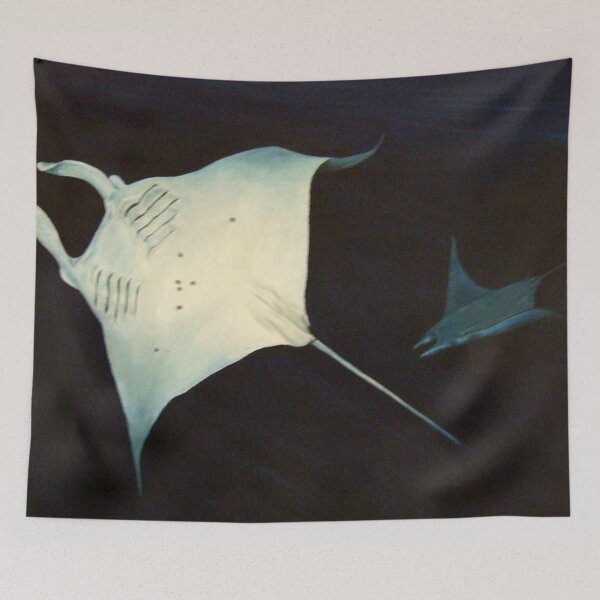 Item preview, MANTA RAYS IN THE INDIAN OCEAN  designed and sold by Mackenzie Moulton International Artist .