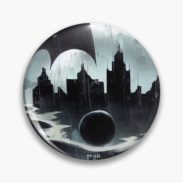 Item preview, Night Darkmoon on a Grey Cloudy Sky Sticker designed and sold by TheCreativeFab.
