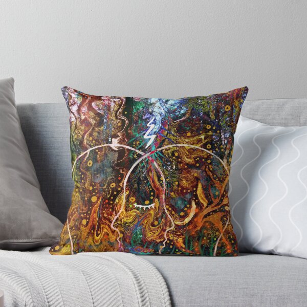 Item preview, Meeting of Minds Psychadelic Digital Art Print designed and sold by Sloth Machine.