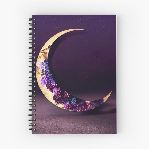 Item preview, Night Arabian Purple Darkmoon on a Grey Cloudy Sky Sticker designed and sold by TheCreativeFab.