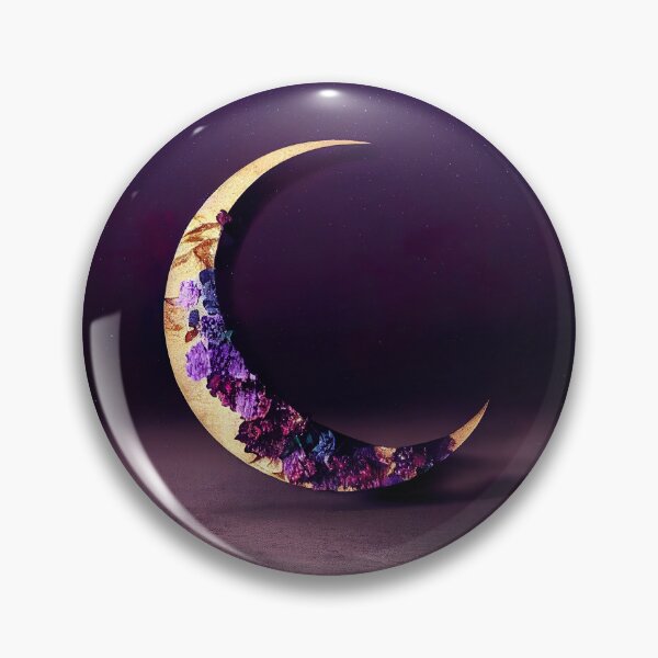 Item preview, Night Arabian Purple Darkmoon on a Grey Cloudy Sky Sticker designed and sold by TheCreativeFab.