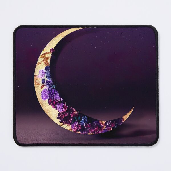 Item preview, Night Arabian Purple Darkmoon on a Grey Cloudy Sky Sticker designed and sold by TheCreativeFab.