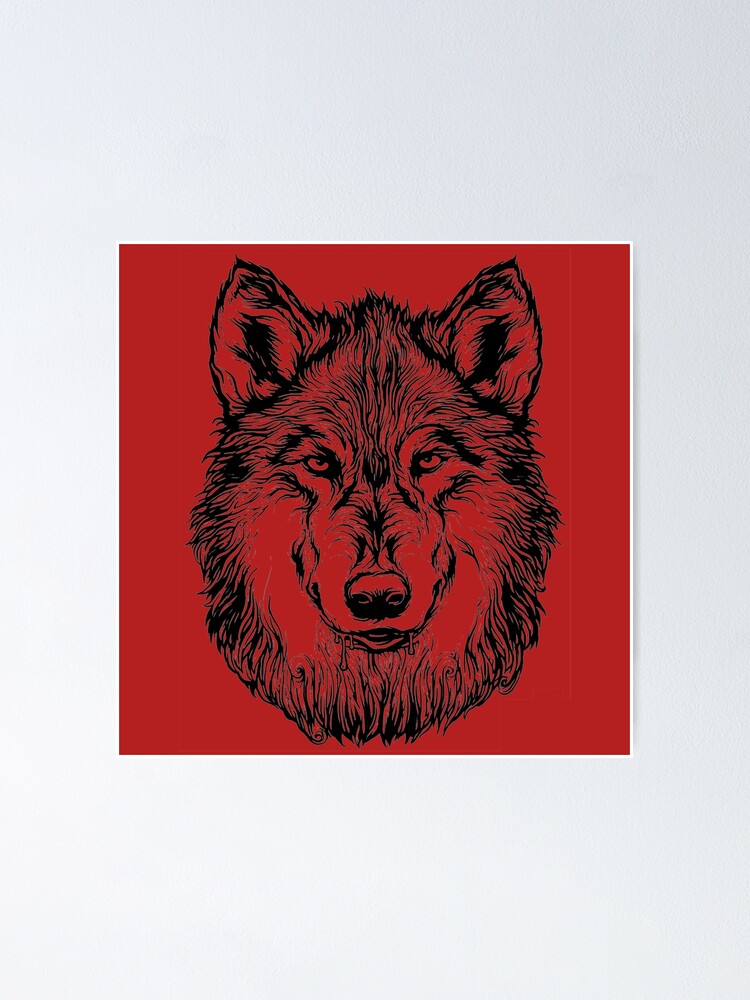 Thumbnail 1 of 3, Poster, Wolf Black designed and sold by RitaRThompso.