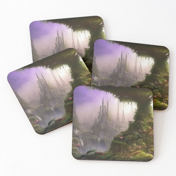 Item preview, Hidden World with Ancient Dark Castle | Fantasy Scene designed and sold by LenaKiagia.