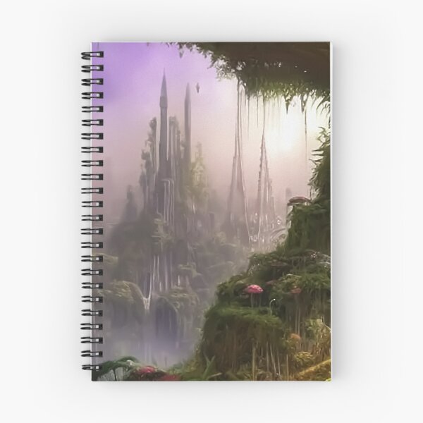 Item preview, Hidden World with Ancient Dark Castle | Fantasy Scene designed and sold by LenaKiagia.