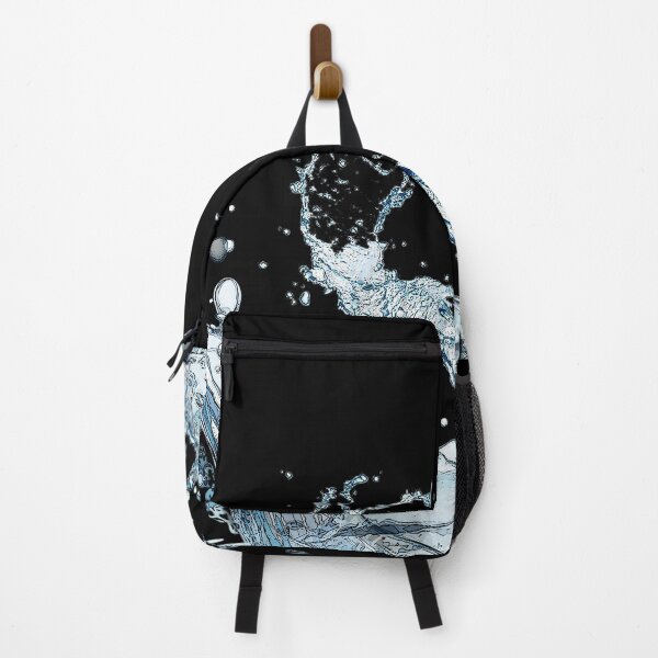 Item preview, Blue and white water splash. Black background. designed and sold by janesg.
