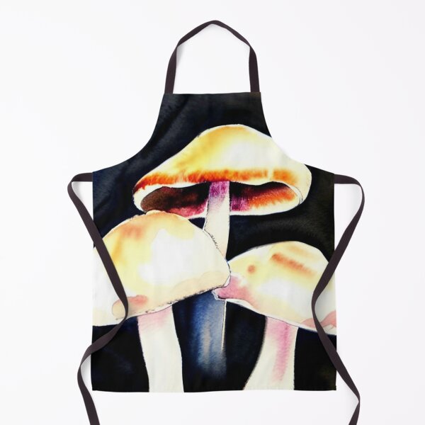 Item preview, Mushrooms watercolor painting designed and sold by Mirarima.