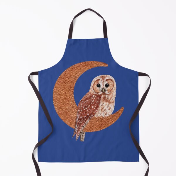 Item preview, Watercolor Tawny Owl & Moon designed and sold by Krystal280791 Shop.