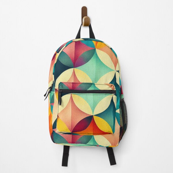 Item preview, Retro geometric watercolor pattern designed and sold by DottedLinePrint.