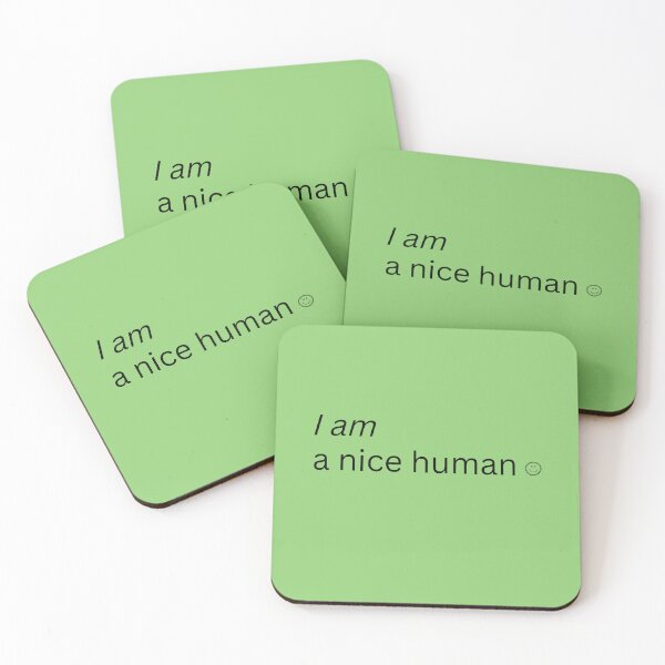 Item preview, I am a nice human designed and sold by awhitehill.
