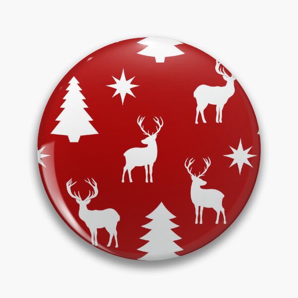 Item preview, White Reindeers and Christmas Trees designed and sold by BelloniArtShop.