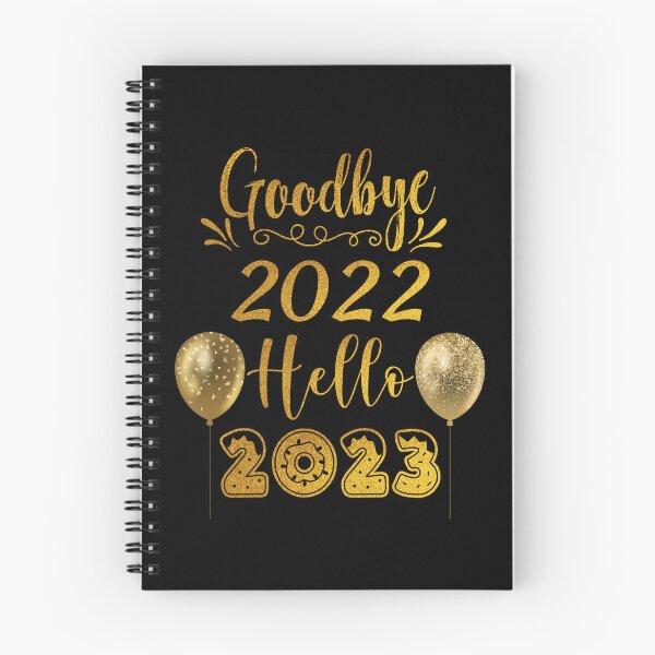 Item preview, Goodbye 2022 Hello 2023 Golden Glitter Balloons designed and sold by Karry-Pat.