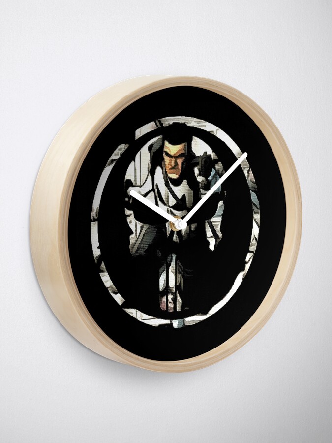 Alternate view of superhero Clock