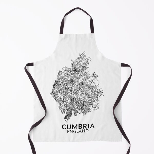 Item preview, Cumbria, England - Road Map designed and sold by Cumbria Guru.