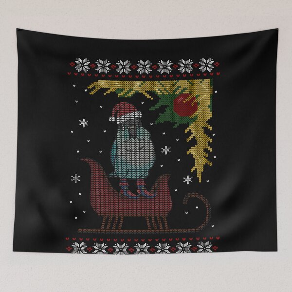 Item preview, Ugly Christmas Turquoise Conure designed and sold by FandomizedRose.