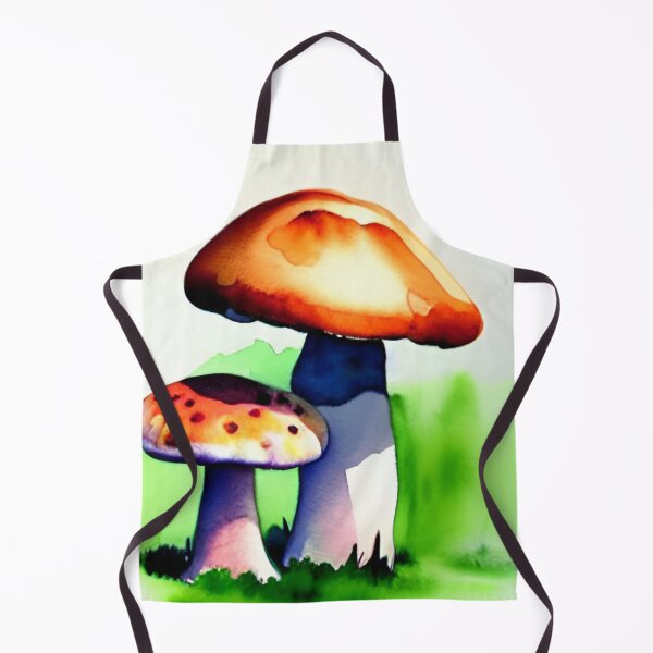 Item preview, Mushrooms watercolor painting designed and sold by Mirarima.