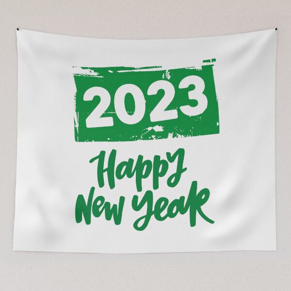 Item preview, 2023 Happy New Year - 2023 Year Green Color Design designed and sold by WBP Mart.