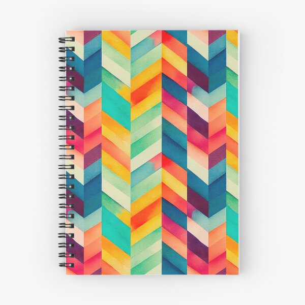 Item preview, Retro geometric watercolor pattern designed and sold by DottedLinePrint.