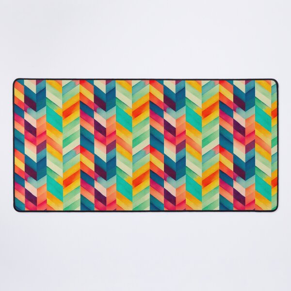 Item preview, Retro geometric watercolor pattern designed and sold by DottedLinePrint.