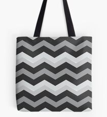 Beautiful Cushions/Chevron/ Grey and White Tote Bag