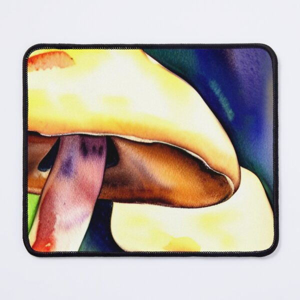 Item preview, Mushrooms watercolor painting designed and sold by Mirarima.
