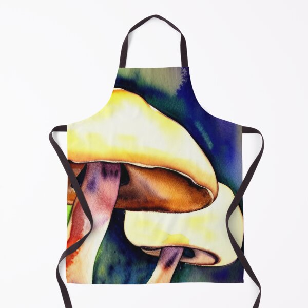 Item preview, Mushrooms watercolor painting designed and sold by Mirarima.