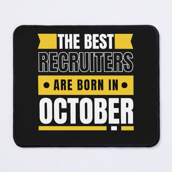 Item preview, The Best Recruiters are born in October Libra Scorpio designed and sold by Recruiter-Love.